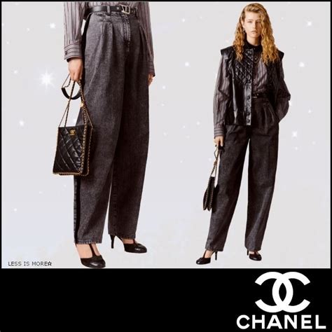 jeans chanel 2022|Chanel denim dresses.